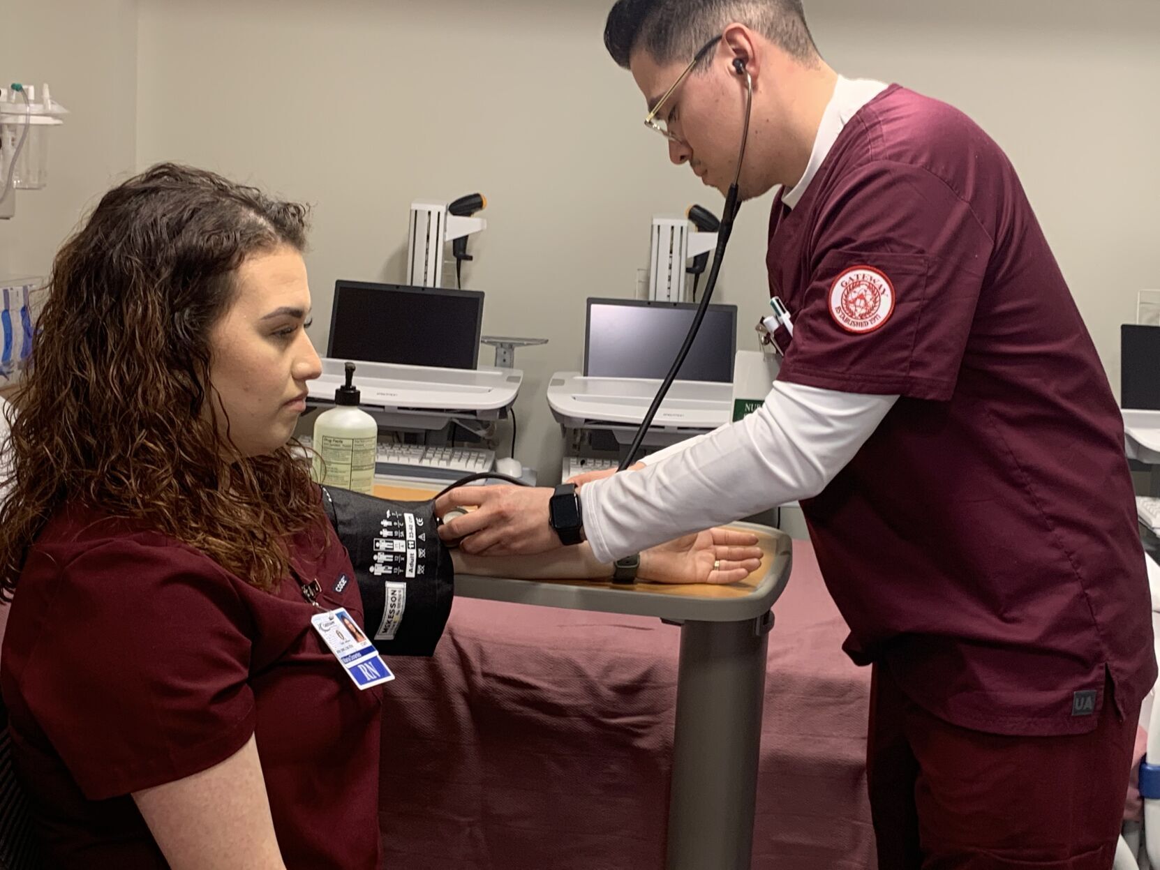 Gateway Technical College health care students